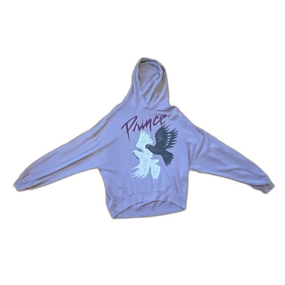 DAYDREAMER Lilac Prince 100% Cotton Dove Pullover Hoodie Top  Women's Size Small - Picture 3 of 10